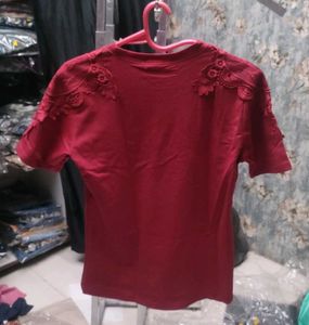 Maroon Graphic Tee