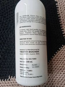 Aloevera light moisturizer