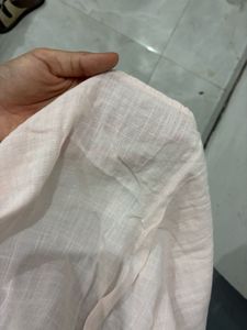Pink Oversized Button-Up Shirt