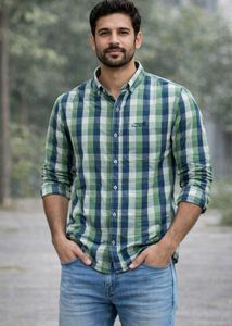 Men's Plaid Long Sleeve Shirt