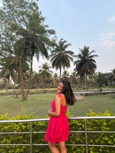 Vibrant Pink Mini Dress small size