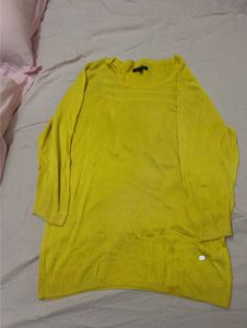 Allen sollyBright Yellow Knit Sweater