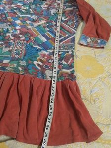 Colorful Girls Dress For Winter