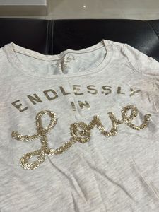 Sparkly "Endlessly In Love" T-Shirt