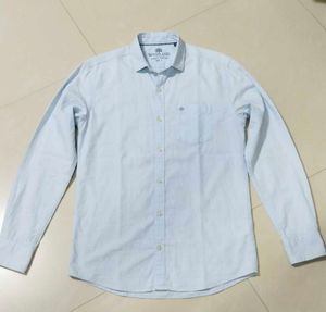 Woodland Men's Light Blue Casual Shirt