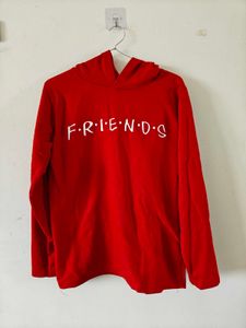 marroon hoodie