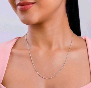 Pure 925 Sterling Silver Box Chain