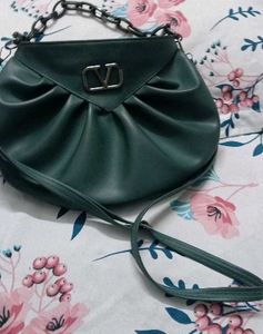 Stylish Green Shoulder Bag