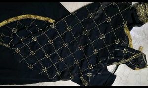 Elegant blue Kurta Set with Embroidery