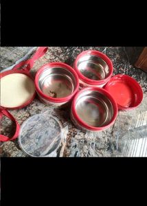Vintage Floral Insulated Tiffin Carrier