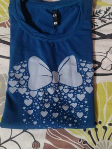 Cute Minnie Mouse Heart T-Shirt