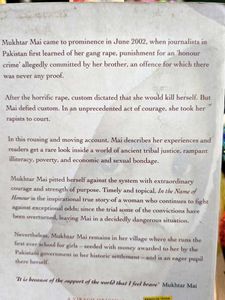 In the Name of Honour - Mukhtar Mai