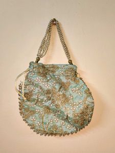 Embroidered Potli Bag/ batua set