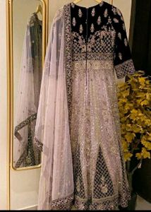 Beautiful Net n Velvet Bridal Gown