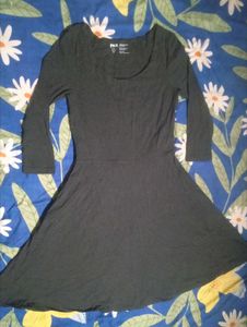 Pact Black Long Sleeve Dress