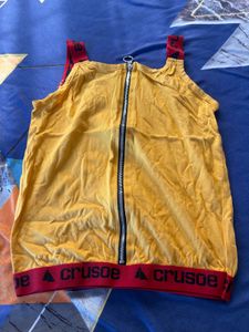Crusoe Mustard Tank Top