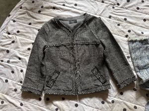 Chic Tweed Textured Jacket