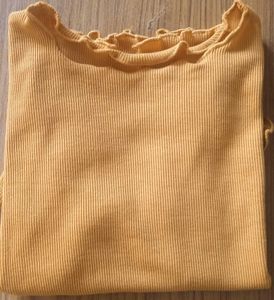 Cute Ribbed Top