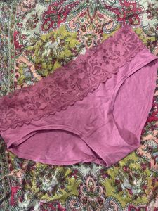Victoria’s Secret Pink Lace Trim Briefs