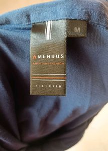 Men's Blue Striped Polo Shirt