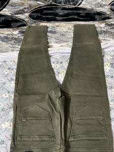 Olive Green Jeans