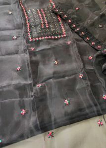 Organza Black Dress