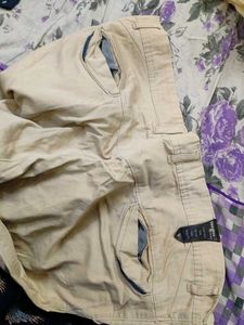 Casual Beige Pants