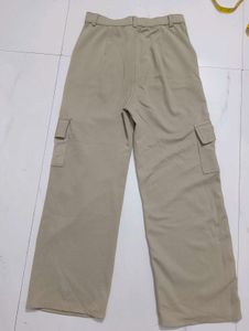 Beige Cargo trousers