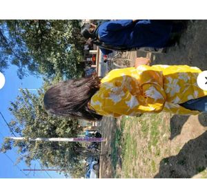 Yellow Floral Kurta Top