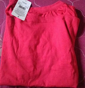 Red "Positive Mind Vibes Life" T-Shirt