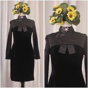 Korean Velvet Dress