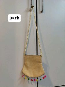 Embroidered Peacock Clutch Bag