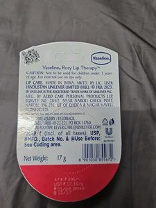 Vaseline Lip Therapy Rosy Lips Balm