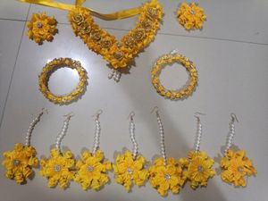 Beautiful Haldi Function Flower Jewellery