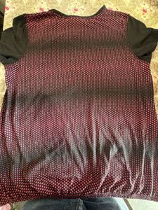 Slazenger Women Black Pink Sports T-Shirt M