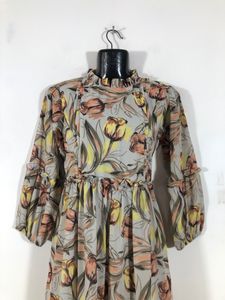 Multi Colour Printed Maxi Dress(Women’s)