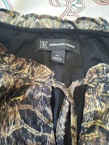 INC ruffle dress