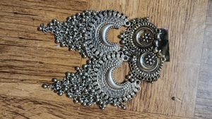BEAUTIFUL OXIDISED LONG EARRINGS