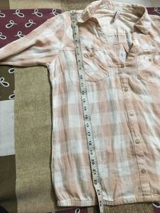 women checks shirt