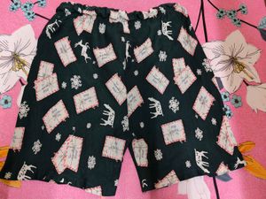 Cozy Sleep Shorts with Cute Print