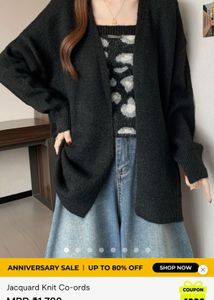 Chic Jacquard Knit Co-ords