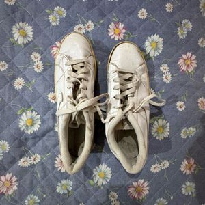 Classic White Casual Sneakers