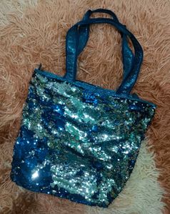 Sparkling tote bag