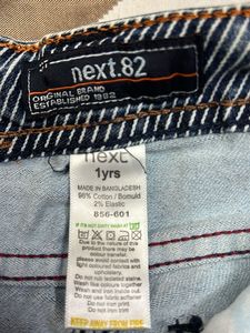 Next.82 Boys' Distressed Dark Wash Jeans
