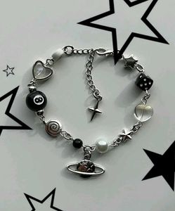 Unique Charm Bracelet - Planet, Dice & 8 Ball