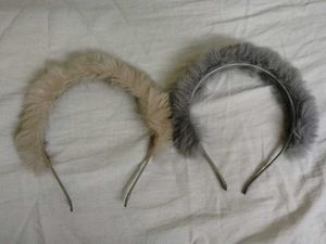 Fluffy Faux Fur Hair Band – Combo Pack of 2
