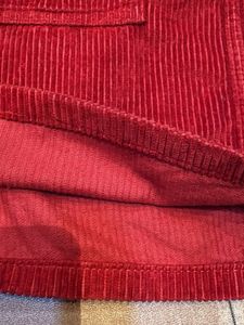 Corduroy A-line Mini Skirt