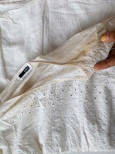 Chic Broderie Anglaise Mini Dress