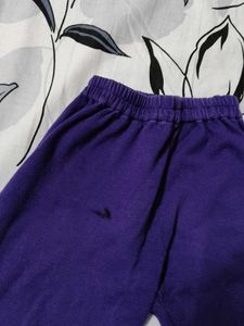 Baby Girl Purple Joggers