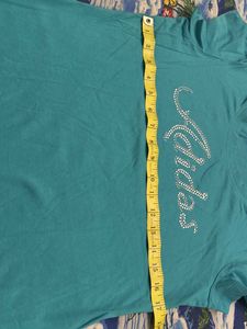 Adidas Teal Graphic T-Shirt